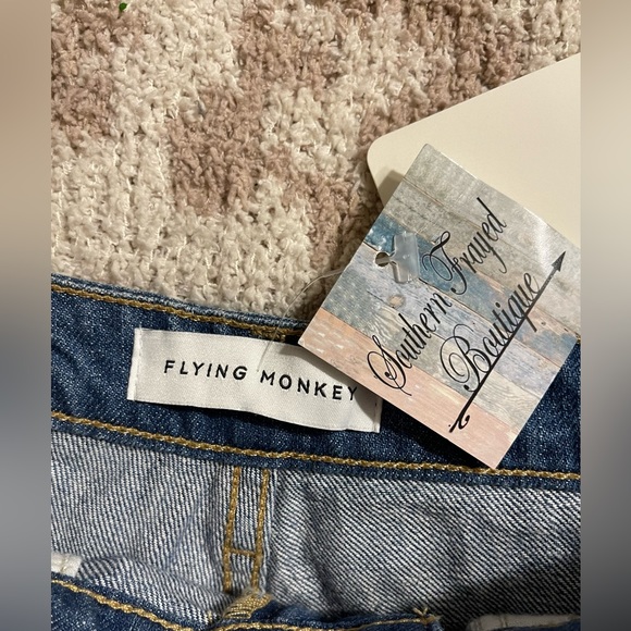 NWT Flying Monkey Black Label Denim Skirt Sz 25 - Picture 9 of 10
